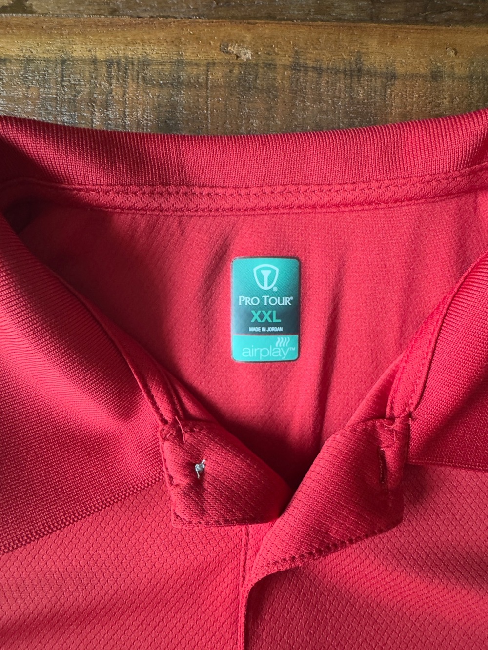 Pro Tour AirPlay Men's Red Polo Shirt XXL - Picture 5 of 7